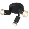 Image de Spot plafond en acier noir