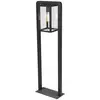 Image de Lampadaire extérieur en acier inoxydable noir