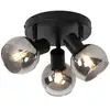 Image de Spot plafond en verre noir