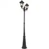 Image de Lampadaire extérieur en aluminium noir
