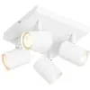 Image de Spot plafond en acier blanc