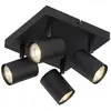 Image de Spot plafond en acier noir