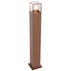 Image de Lampadaire extérieur en aluminium brun rouille