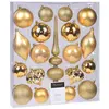 Image de Set de 18 boules de noël + 1 cimier doré
