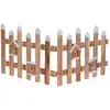 Image de Barrière enneigée pour décoration Noël avec led - 98x40cm