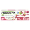 Image de Fluocaril Kids 3-6 ans Dentifrice Gel Fraise Lot de 2 x 75ml