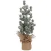 Image de Sapin de noël décoratif vert plastique h45xl23xl23cm