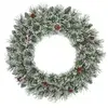 Image de Couronne de noël vert plastique h15xl60xl60cm