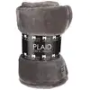 Image de Plaid anthracite polyester h1xl130xl180cm