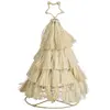 Image de Sapin de noël décoratif beige jute h44xl25xl25cm