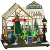 Image de Village de Noël miniature Multicolores Plastique H19.5xl14xL21cm
