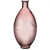Image de Bouteille décorative rose pâle verre h59xl29xl29cm