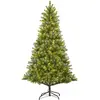 Image de Sapin de Noël artificiel illuminé Nagoya Vert Plastique H180
