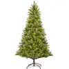 Image de Sapin de noël artificiel vert plastique h210xl115xl115cm