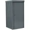 Image de Armoire de jardin avec serrure, acier, anthracite, 98x93x185 cm 1300l