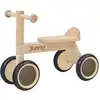 Image de Draisienne 4 roues en bois naturel - 1,5 an à 3 ans