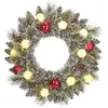 Image de Couronne de noël vert fer h10xl45xl45cm