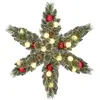 Image de Couronne de noël vert fer h15xl60xl60cm