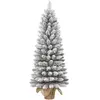 Image de Sapin de noël artificiel vert plastique h90xl41xl41cm