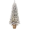 Image de Sapin de noël artificiel vert plastique h120xl51xl51cm