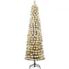 Image de Sapin de noël artificiel vert fer h185xl53xl53cm