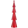 Image de Sapin de noël décoratif rouge fer h68xl8xl14.5cm