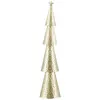 Image de Sapin de noël décoratif doré fer h68xl8xl14.5cm