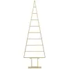 Image de Sapin de noël décoratif doré fer h152xl15xl50cm