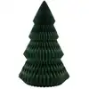 Image de Sapin de noël décoratif vert foncé papier h212xl130xl130cm
