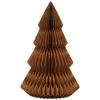 Image de Sapin de noël décoratif brun papier h152xl104xl104cm