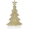 Image de Sapin de noël décoratif doré aluminium h32xl7xl18cm
