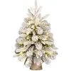 Image de Sapin de Noël artificiel illuminé Grimshaw Blanc chaud Plastique H60