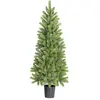 Image de Sapin de noël artificiel vert plastique h120xl60xl60cm