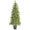 Image de Sapin de Noël artificiel illuminé Nagoya Blanc chaud Plastique H120