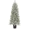 Image de Sapin de noël artificiel vert plastique h120xl60xl60cm