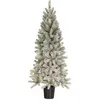 Image de Sapin de Noël artificiel illuminé Nagoya Blanc chaud Plastique H120