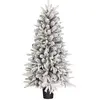 Image de Sapin de noël artificiel vert plastique h120xl60xl60cm