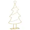 Image de Sapin de noël décoratif doré fer h78.5xl12xl40cm