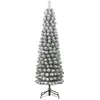 Image de Sapin de noël artificiel vert plastique h215xl56xl56cm