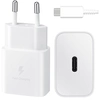 Image de Samsung Adaptateur secteur original avec câble USB-C - Chargeur - Connexion USB-C et USB - Charge rapide - 15 Watt - 1 mètre - Blanc
