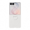 Image de Coque Silicone Magnet Cover Ring pour Samsung Galaxy Z Flip 8 - White