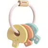 Image de Hochet en bois clés pastel