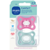 Image de Mam Sucette Comfort Rose et Blanc 2-12 mois x2