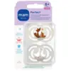 Image de MAM Sucette Perfect Animaux 6+ mois Silicone X2