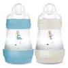 Image de Mam Biberon Easy Start Anti-Colique Océan + Sable Tétine Débit 1 2 x 160ml