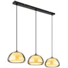 Image de Suspension métal noir mat, 120cm