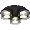Image de Plafonnier métal noir mat,11,5cm