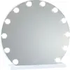 Image de Miroir Maquillage Lumineux 12 LED 3 Modes 50x48x12cm Blanc