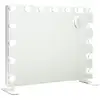 Image de Miroir Maquillage Lumineux 14 LED Métal 58x51x15cm Blanc
