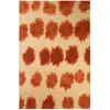 Image de Tapis salon et chambre moderne tissé plat 140x200 cm Rouge